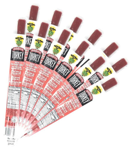 Jalapeño - Free-Range Turkey Sticks (15% Off: Best By Date of 5/23/2024, We made a new batch and would like to get through these older dates faster)