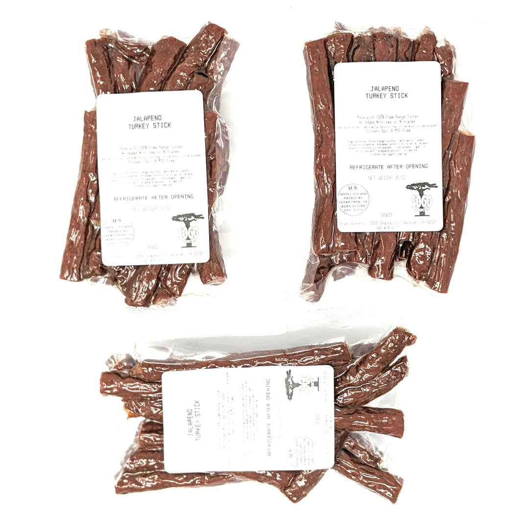 Jalapeño - Turkey, Free-Range Bites, 8-oz Packages (25% Off: Overstock, Best By Date of 6/25/2025, ALL SALES ARE FINAL)