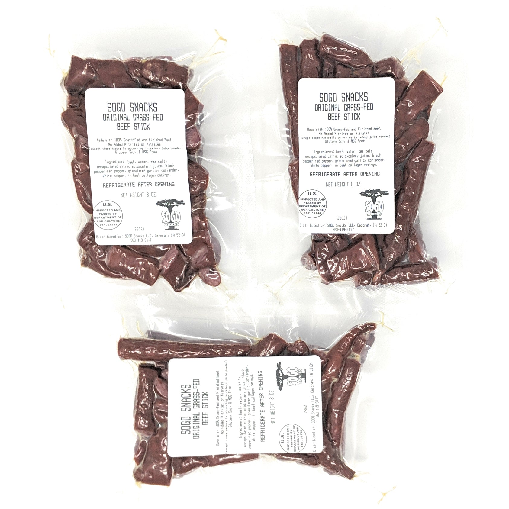 Amana Beef Snack Sticks 8 oz. (Ride-Along Special $8.95)