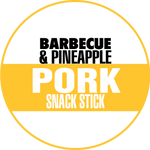 Barbecue & Pineapple - Premium Natural Pork, 1-oz Sticks (12, 24, 48, 72, or 144 Sticks/Pack)